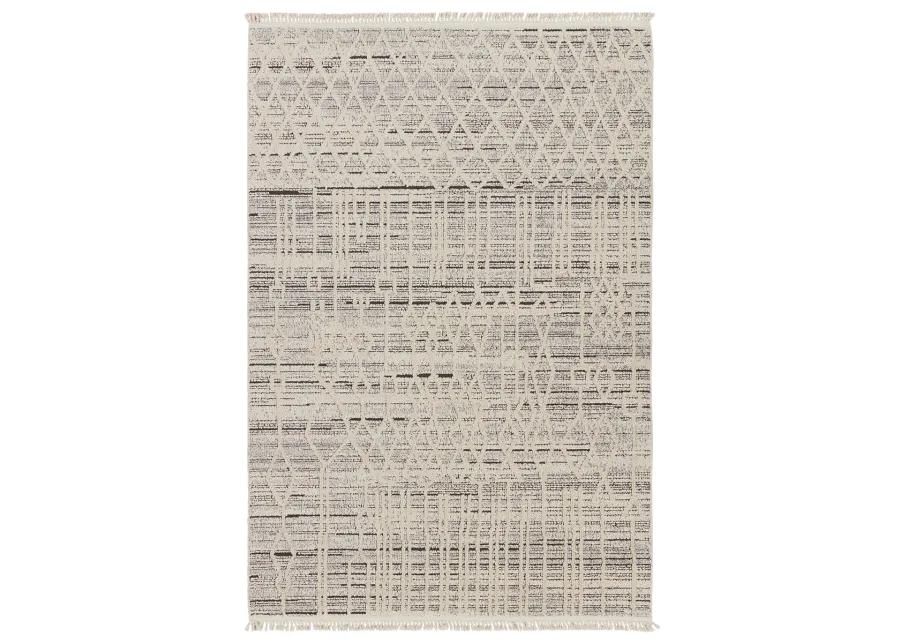 Lore Caiya White 4' x 6' Rug