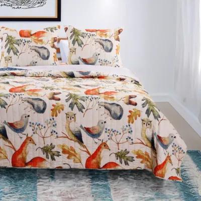 Willow Reversible 2-Piece Quilt & Pillow Sham Set Multicolor Barefoot Bungalow