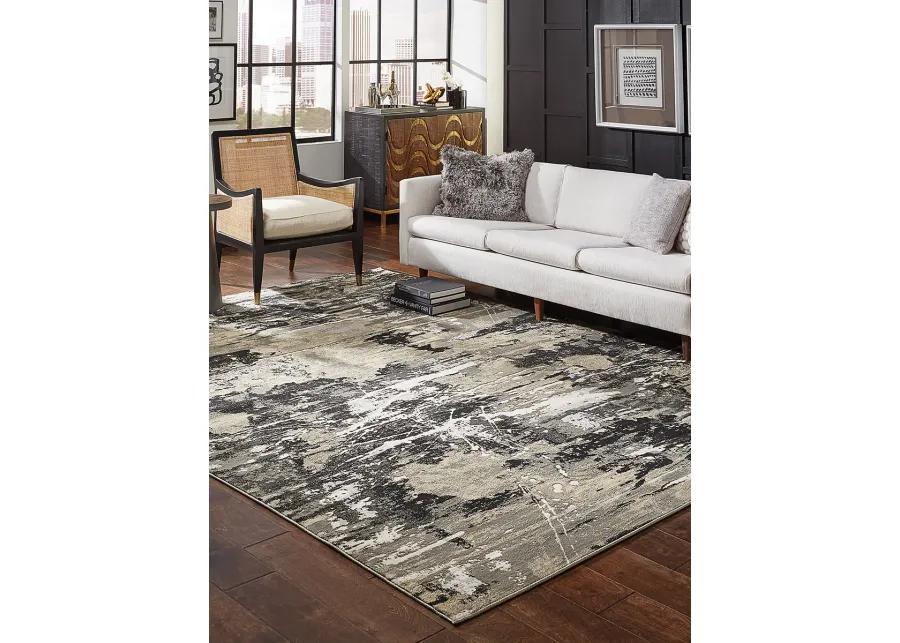 Bowen 9'10" x 12'10" Black Rug