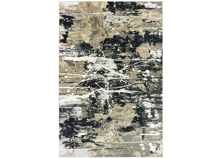 Bowen 9'10" x 12'10" Black Rug