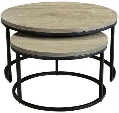 Moe's Home Collection Drey Round Nesting Coffee Tables Set Of Two