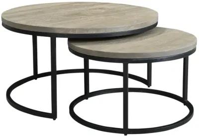 Moe's Home Collection Drey Round Nesting Coffee Tables Set Of Two