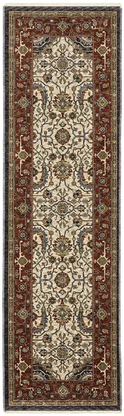 Aberdeen 2'3" x 7'6" Ivory Rug