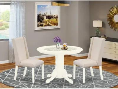 Dining Room Set Linen White