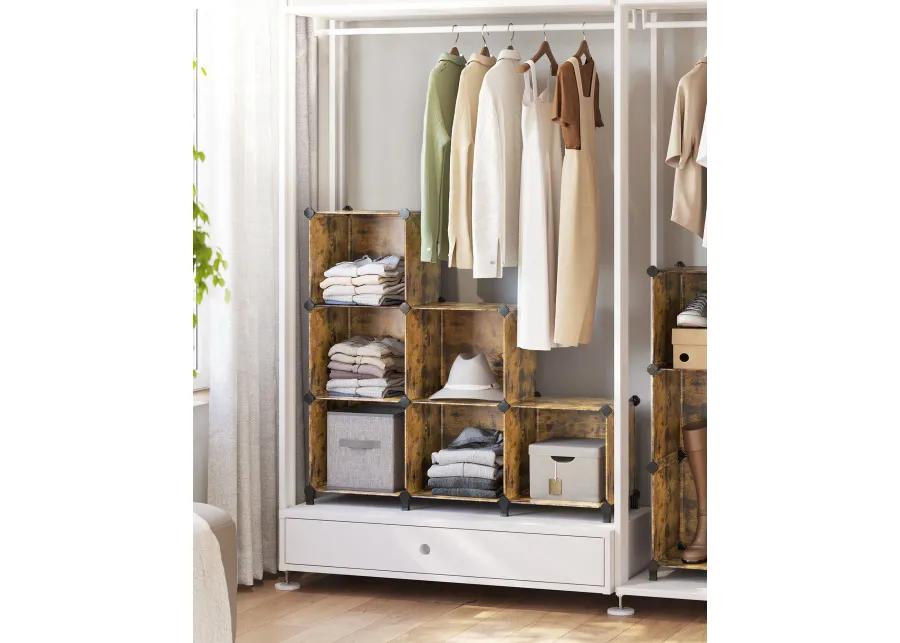 Storage Cube Organizer, DIY Closet Cabinet Chests Space-Saving