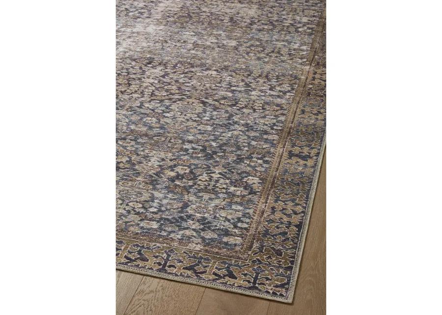 Georgie GER-05 Denim / Spice 2''3" x 3''9" Rug by Amber Lewis