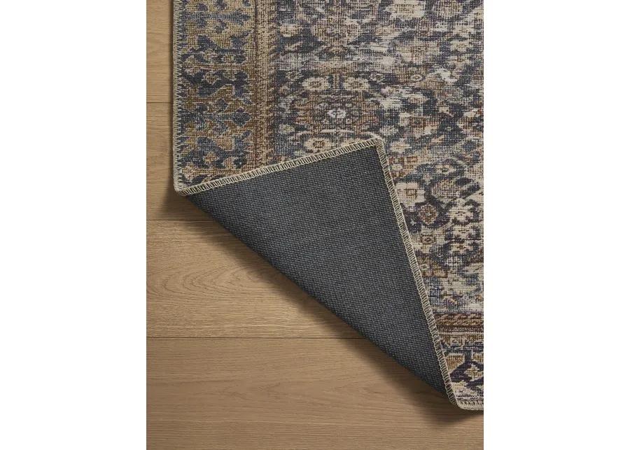 Georgie GER-05 Denim / Spice 2''3" x 3''9" Rug by Amber Lewis