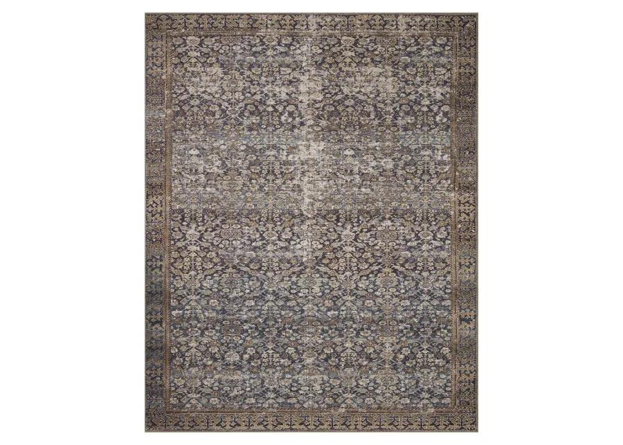 Georgie GER-05 Denim / Spice 2''3" x 3''9" Rug by Amber Lewis