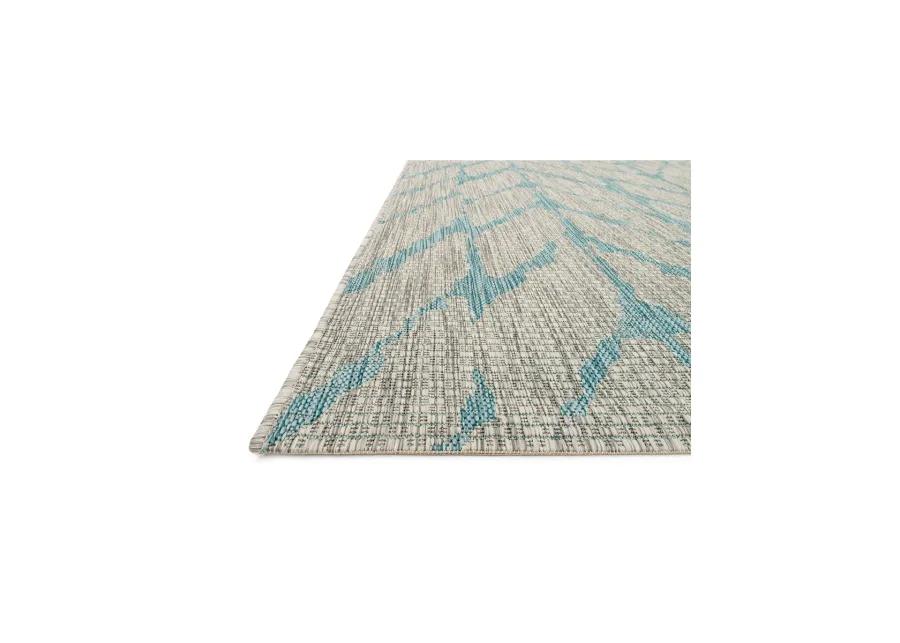 Isle IE02 Mist/Aqua 3'11" x 5'10" Rug