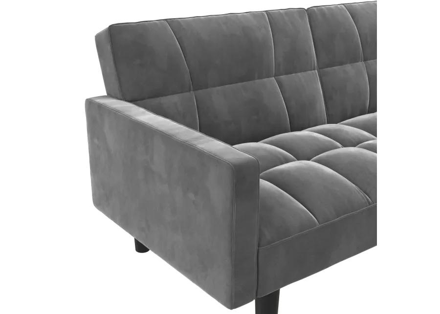 Hanna Convertible Sofa Sleeper Futon with Arms