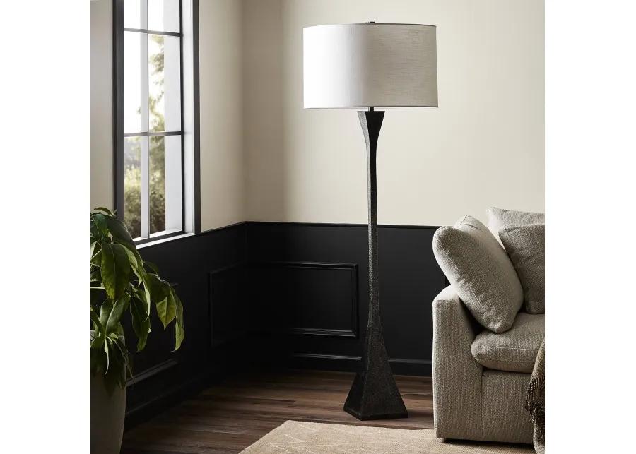 Tapered Forged Floor Lamp