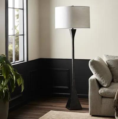 Tapered Forged Floor Lamp