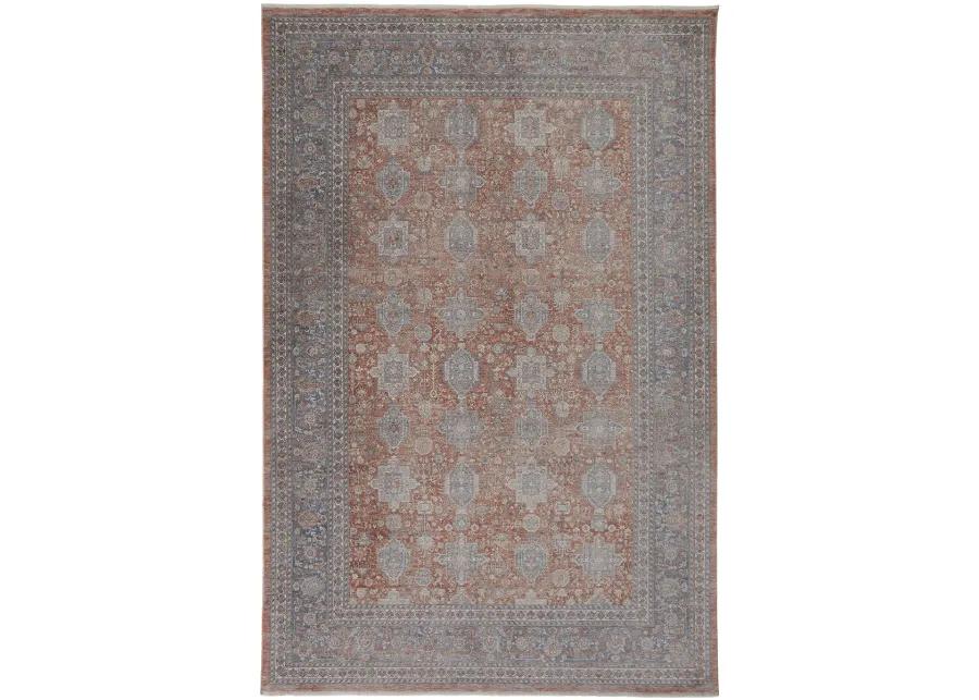 Marquette 3761F Red/Orange/Blue 2'8" x 8' Rug