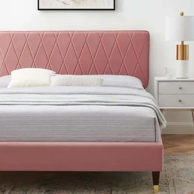 Modway - Phillipa Performance Velvet Full Platform Bed