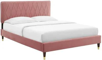 Modway - Phillipa Performance Velvet Full Platform Bed