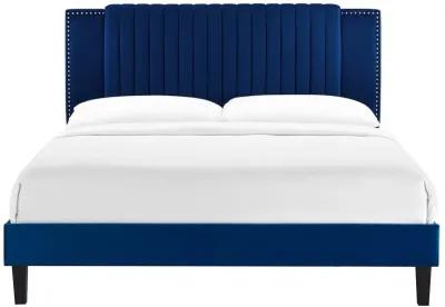 Modway - Zahra Channel Tufted Performance Velvet Queen Platform Bed