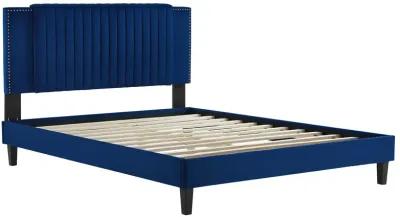 Modway - Zahra Channel Tufted Performance Velvet Queen Platform Bed