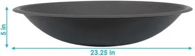 Sunnydaze Classic Elegance Steel Replacement Fire Pit Bowl - Black