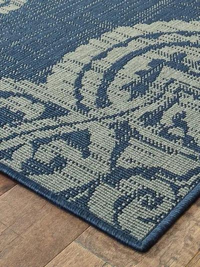 Marina 8'6" x 13' Navy Rug