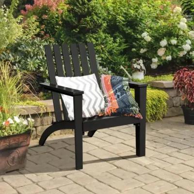 Hivvago Outdoor Durable Patio Acacia Wood Adirondack Lounge Armchair