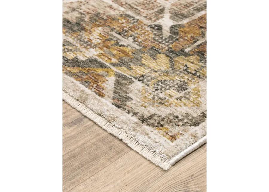 Maharaja 3'3" x 5' Gold Rug