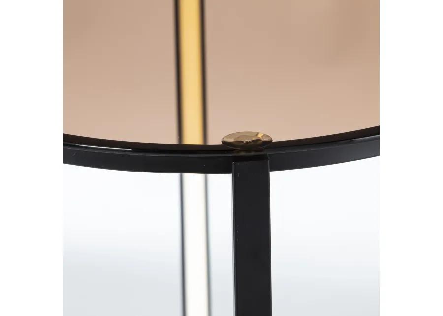 Surbiton Round Led End Table