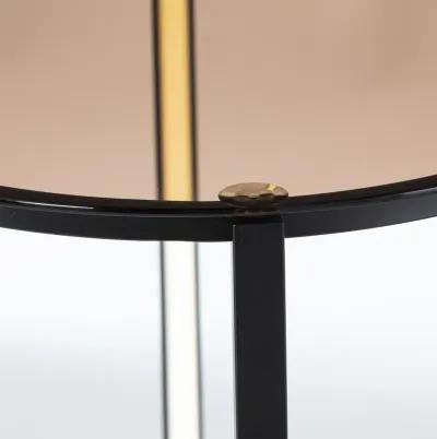 Surbiton Round Led End Table