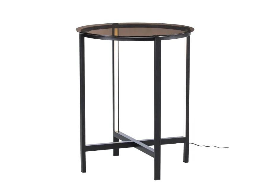 Surbiton Round Led End Table