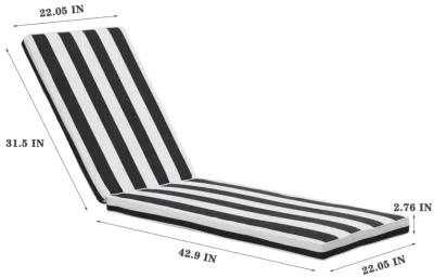 Outdoor Lounge Chair Cushion Replacement Patio Furniture Seat Cushion Chaise Lounge Cushion