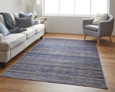 Voss 39H3F Blue/Purple/Brown 8'10" x 12' Rug