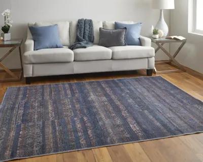 Voss 39H3F Blue/Purple/Brown 8'10" x 12' Rug