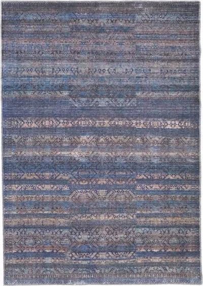 Voss 39H3F Blue/Purple/Brown 8'10" x 12' Rug