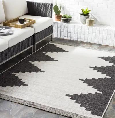 Eagean EAG-2356 5'3' x 7'7' Black Rug