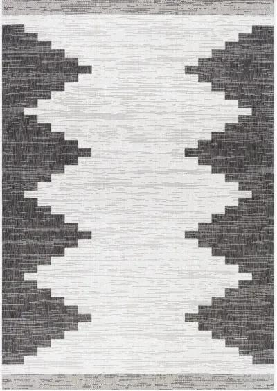 Eagean EAG-2356 5'3' x 7'7' Black Rug