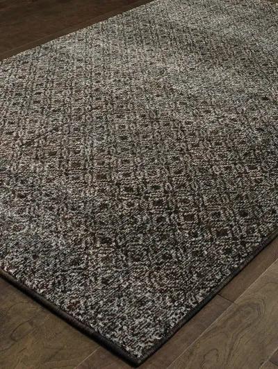 Atlas 5'3" x 7'3" Black Rug