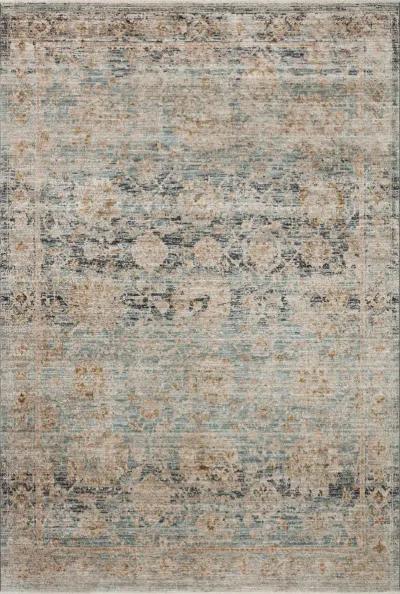 Katherine KES02 Ocean/Coral 3'6" x 5'6" Rug by Jean Stoffer