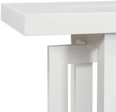 Merax Contemporary Console Table with Wood Top