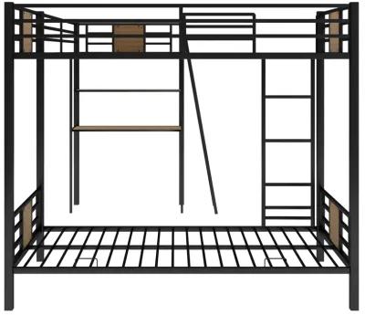 Merax  L-Shaped Bunk Bed Loft Bed with Desk and Shelf