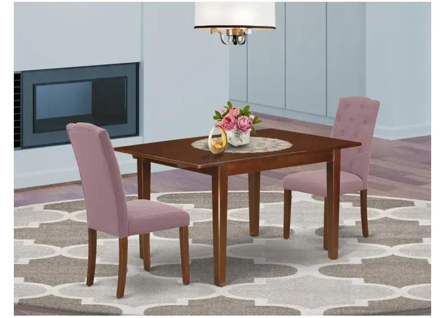 Dining Room Set Mahogany, MLCE3-MAH-10