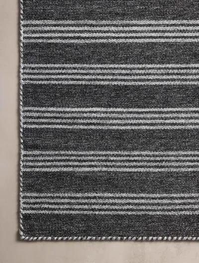 Charlie Charcoal/Grey 8'6" x 11'6" Area Rug by Magnolia Home by Joanna Gaines x Loloi