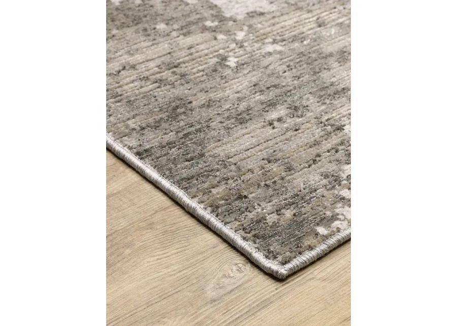 Nebulous 6'7" x 9'6" Grey Rug