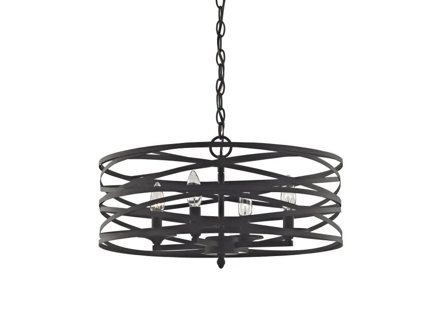 Vorticy 20" wide 4 Light Chandelier