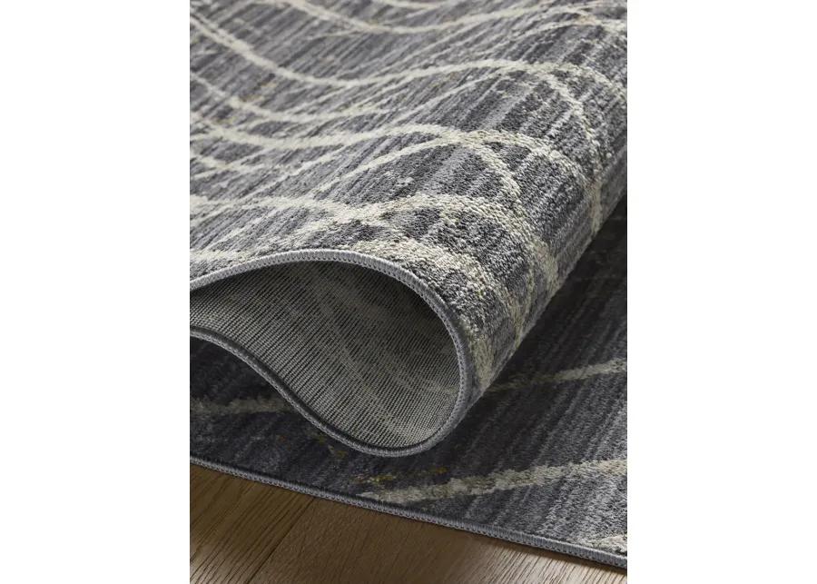 Wade WAE-04 Midnight / Beige 2''6" x 10''0" Rug by Loloi II