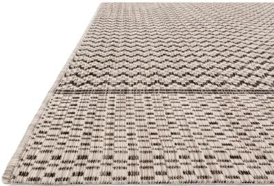 Isle IE03 Grey/Black 5'3" x 7'7" Rug