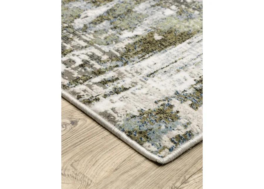 Caravan 6'7" x 9'6" Green Rug