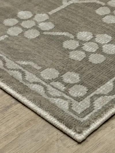 Intrigue 7'10" x 10'10" Grey Rug