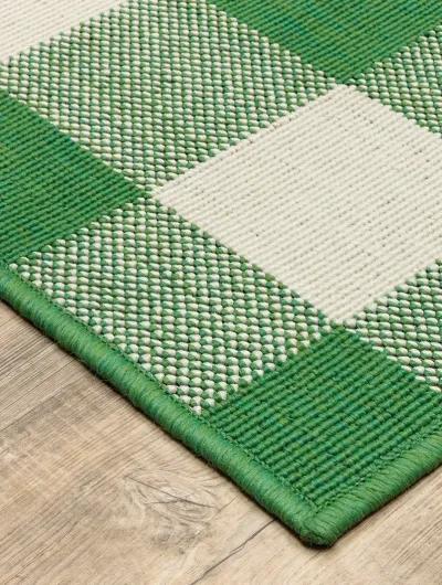 Meridian 7'10" Green Rug