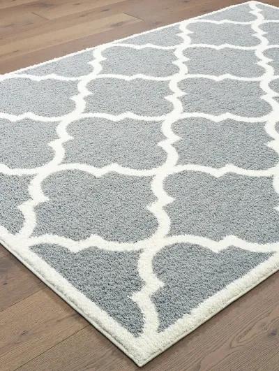 Verona 3'10" x 5'5" Grey Rug