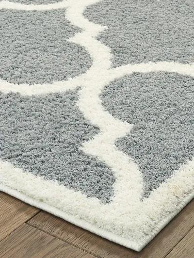 Verona 3'10" x 5'5" Grey Rug