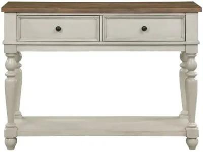 Katherine 52 Inch Console Sideboard Buffet, White - Benzara